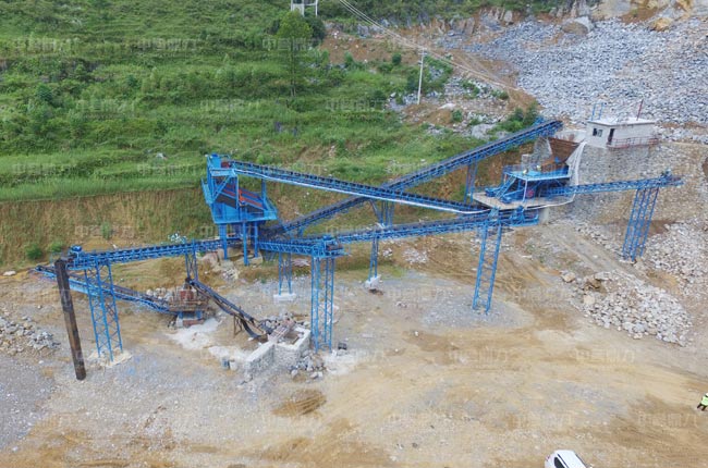 廣西崎源石料加工廠日產3000噸碎石機生產線