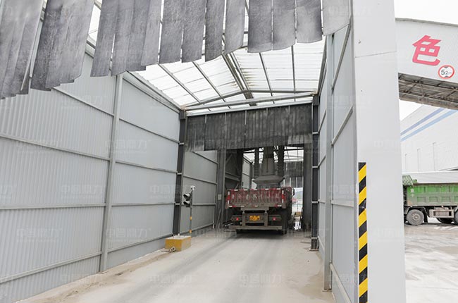 田溝項目自動裝車現場