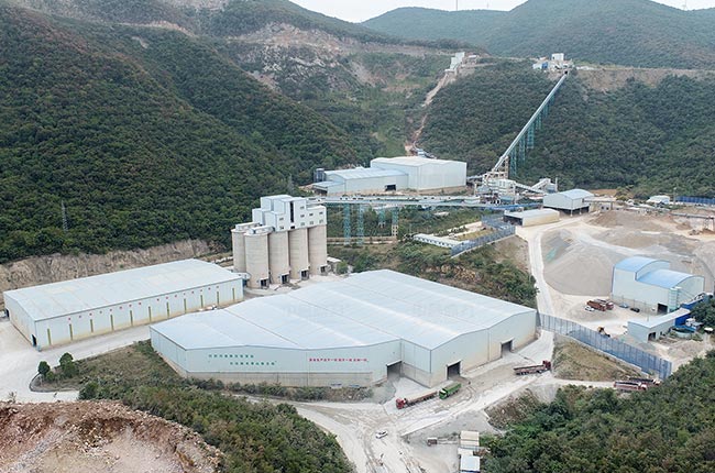 湖北荊門凱龍礦業(yè)年產(chǎn)300萬(wàn)噸骨料生產(chǎn)線