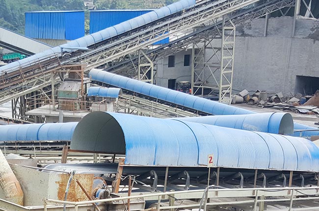 皮帶輸送機(jī)彩鋼防塵防雨罩 皮帶輸送機(jī)彩鋼防塵防雨罩