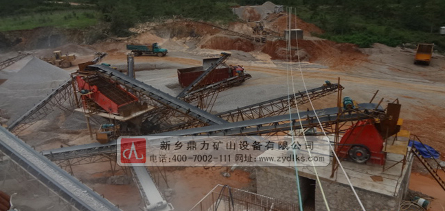 廣西南寧時產600噸砂石骨料生產線