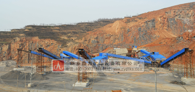 蒙陰石料廠時產(chǎn)700噸砂石骨料生產(chǎn)線