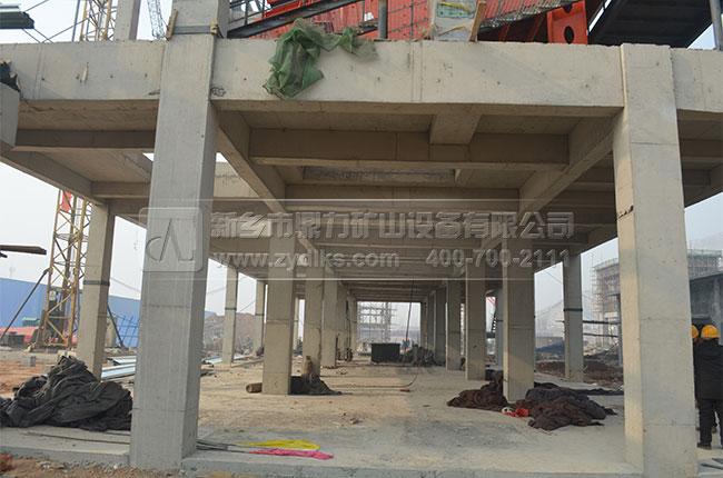 錘式破碎機安裝基礎平臺