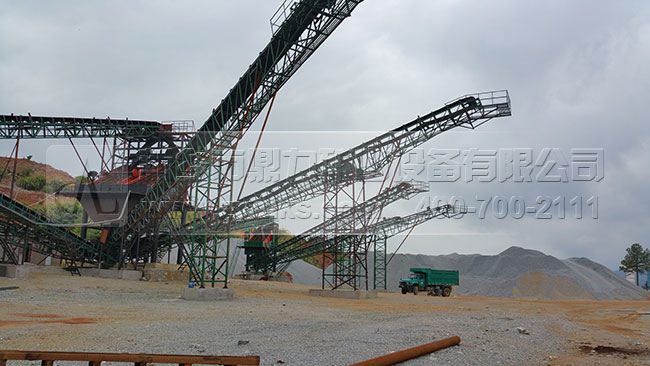 江西萍鄉(xiāng)蓮花縣時(shí)產(chǎn)250-320噸砂石生產(chǎn)線 江西萍鄉(xiāng)蓮花縣時(shí)產(chǎn)250-320噸砂石生產(chǎn)線