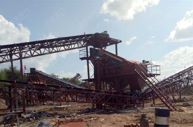 湖南永州祁陽縣意達采石場日產2500噸石料生產線 湖南永州祁陽縣意達采石場日產2500噸石料生產線