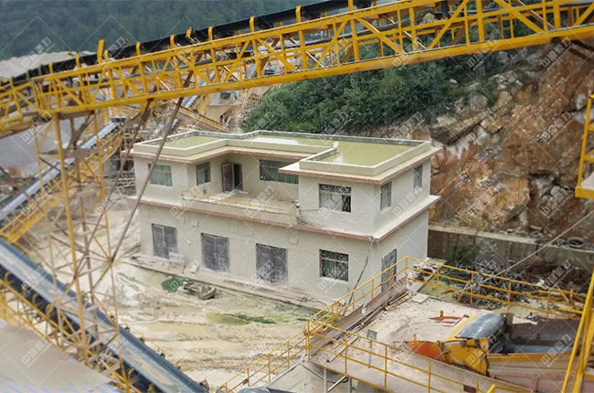 貴州惠水滿告時產1000噸砂石生產線案例展示2