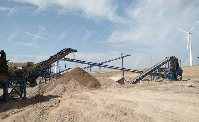 寧夏靈武時產200噸砂石生產線