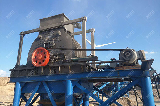 寧夏靈武時產200噸砂石生產線現場案例展示2