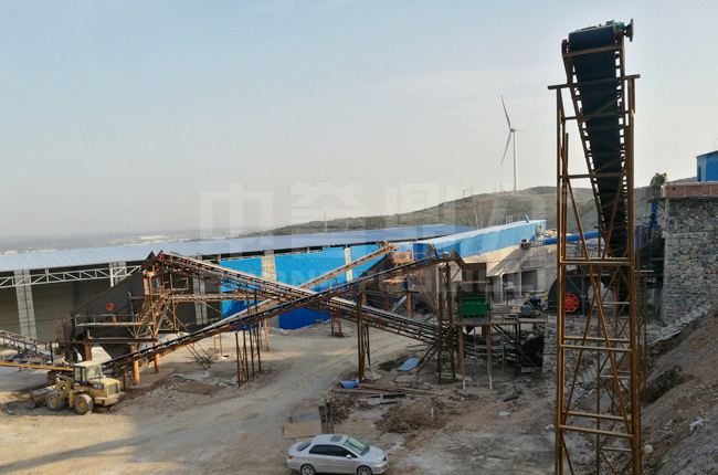 湖北荊門市時(shí)產(chǎn)300-350噸石料生產(chǎn)線