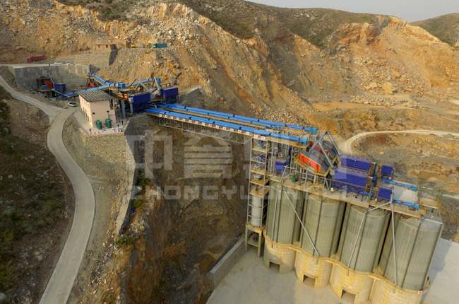 河南新鄉(xiāng)春江水泥時產(chǎn)1500噸機制砂石生產(chǎn)線